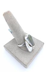 Bisbee Turquoise Unisex Silver & Stone Ring 925 Silver 5.82g